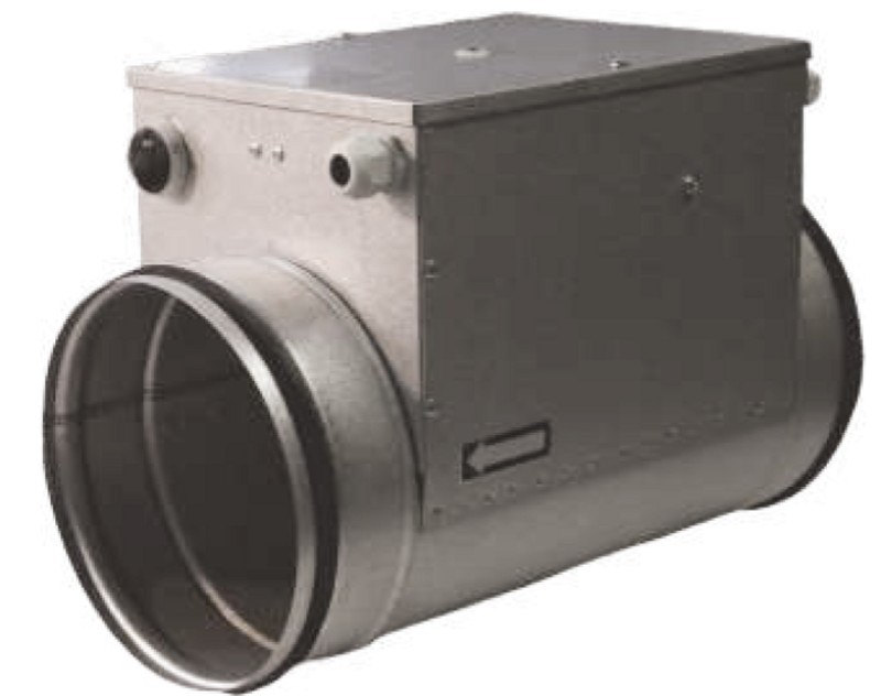 Круглый канальный электрический нагреватель Komfovent ARDHE-250-6 (-30..0)/(0...+30)