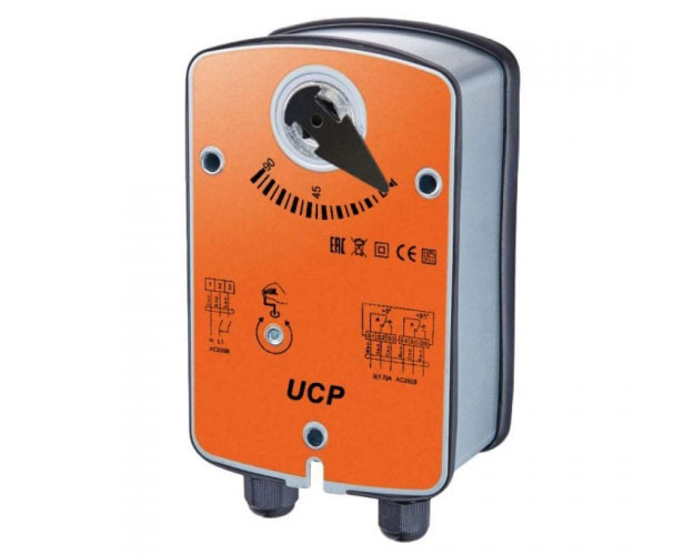 Электропривод UCP UB-230-03 2-х позиционный с возвратной пружиной