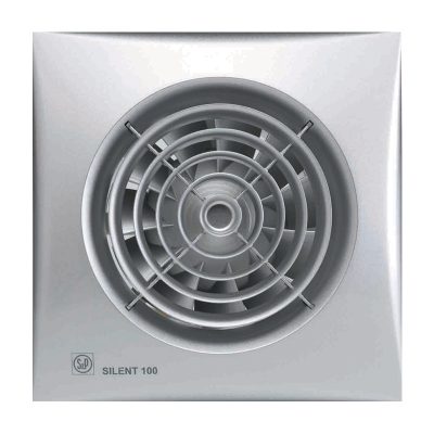 Накладной вентилятор Soler Palau SILENT-100 CHZ SILVER