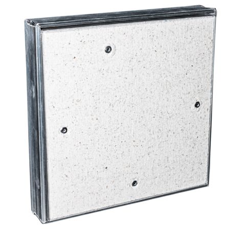 Люк ревизионный D Ceramo 250х250 скрытый монтаж съемный алюминий EVECS