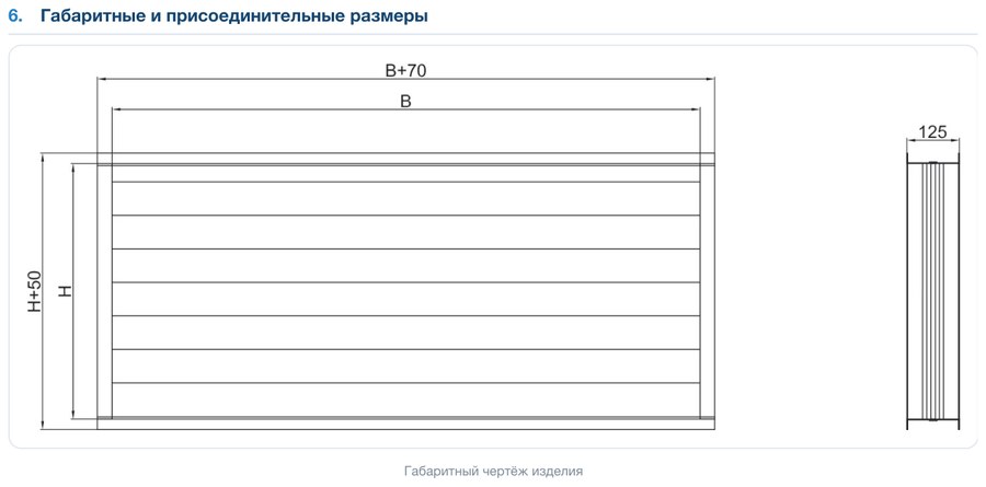 Клапан обратный алюминиевый КОл-У (утепленный, лепестковый)