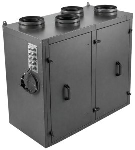 Приточно-вытяжная установка с роторным рекуператором RWN-RR-400(30m)-ЕС-НЕ0,8-Compact(N)
