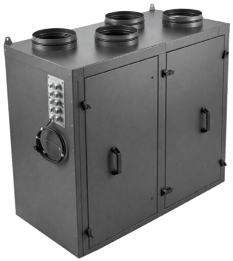 Приточно-вытяжная установка с роторным рекуператором RWN-RR-2700(50c)-ЕС-W-Vertical(N)